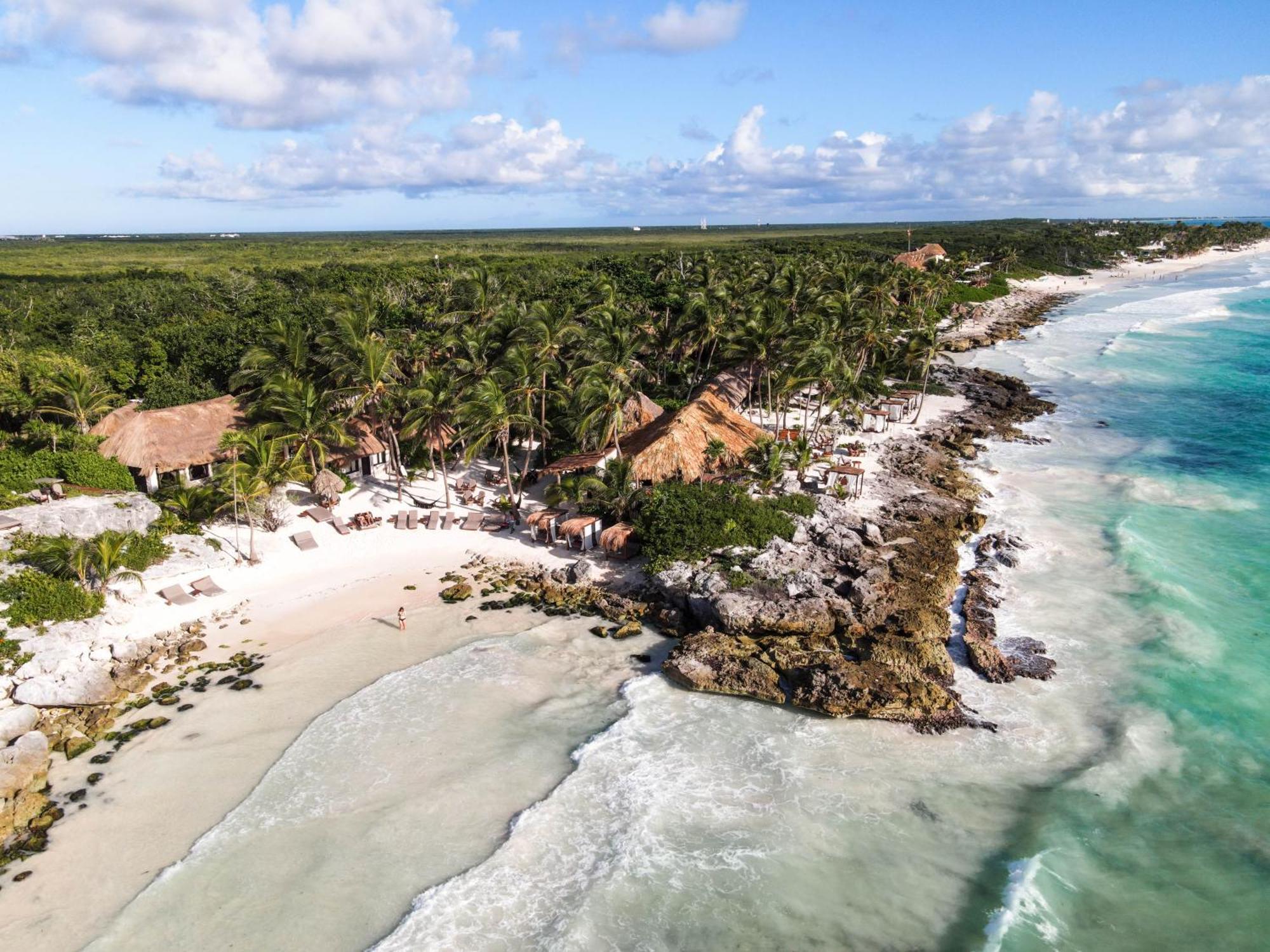 Diamante K Hotel Tulum Bagian luar foto